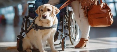 Can I fly with my service dog?