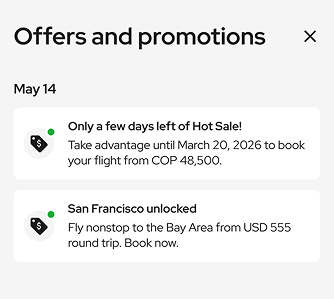 All your notifications