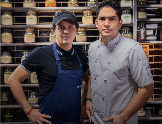 Álvaro Clavijo y Manuel Mendoza